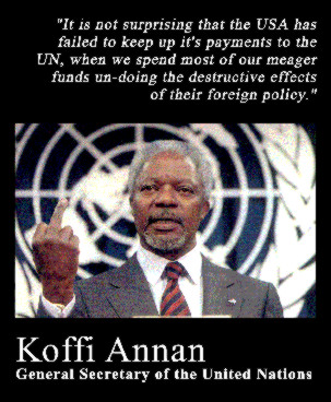 Kofi's not happy with the US